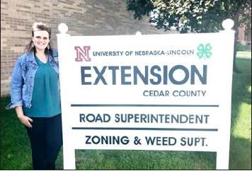 Hanefeldt helps expand services at Cedar County Extension